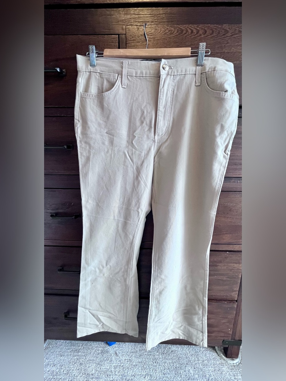 NYDJ Women's light Beige Boot Cut Pants